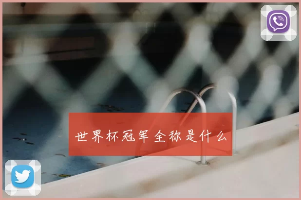 世界杯冠军全称是什么