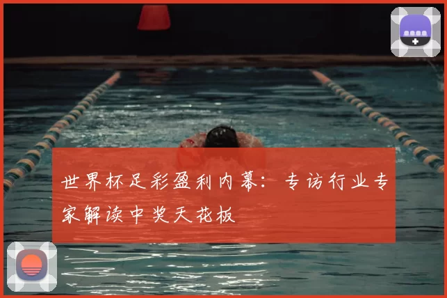世界杯足彩盈利内幕:专访行业专家解读中奖天花板