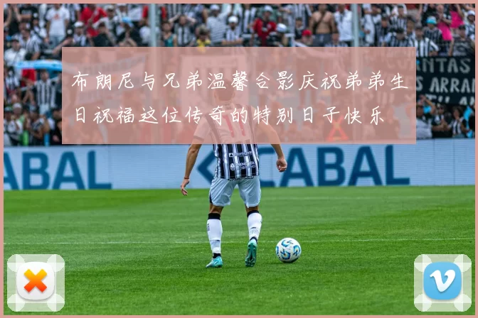 布朗尼与兄弟温馨合影庆祝弟弟生日祝福这位传奇的特别日子快乐